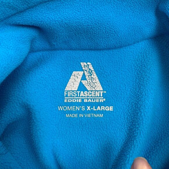 Eddie Bauer First Ascent Jacket Womens XL Extra Large Malibu Fleece Zip Up *READ - Picture 11 of 16